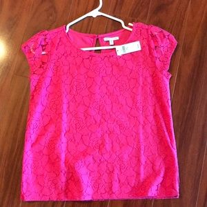 GAP girls floral top NWT